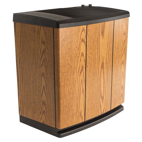 Aircare H12 300hb 4 Speed Whole House Console Style Evaporative Humidifier Light Oak Black