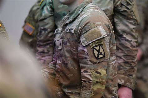 Dvids Images Th Mountain Division Patching Ceremony Instills