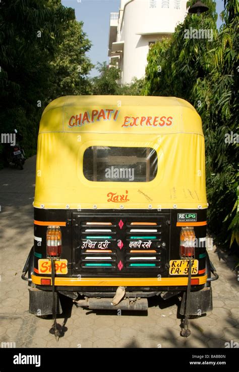 Auto Rickshaw Back Hi Res Stock Photography And Images Alamy