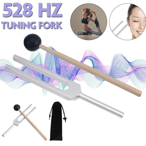 Aluminum Medical Tuning Fork Hz Chakra Hammer Ball Diagnostic With