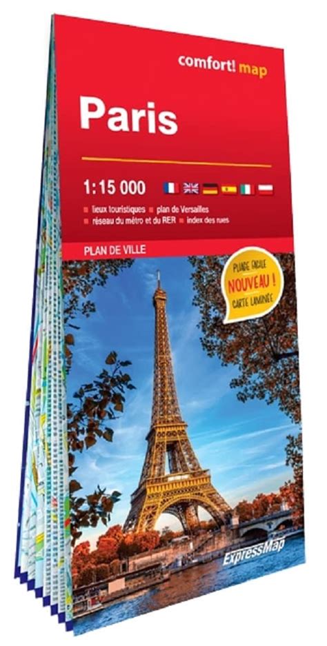 Buy Paris Road Map by Express Maps (2023) – The Chart & Map Shop