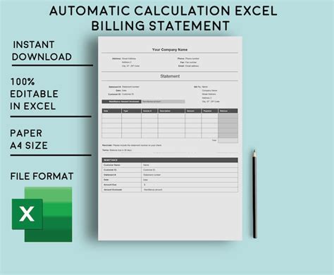 Invoice Template Excel Invoice Template Spreadsheet Invoice