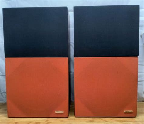 Pioneer Cs R Vintage Speakers Pair Rare Orange Ubuy India