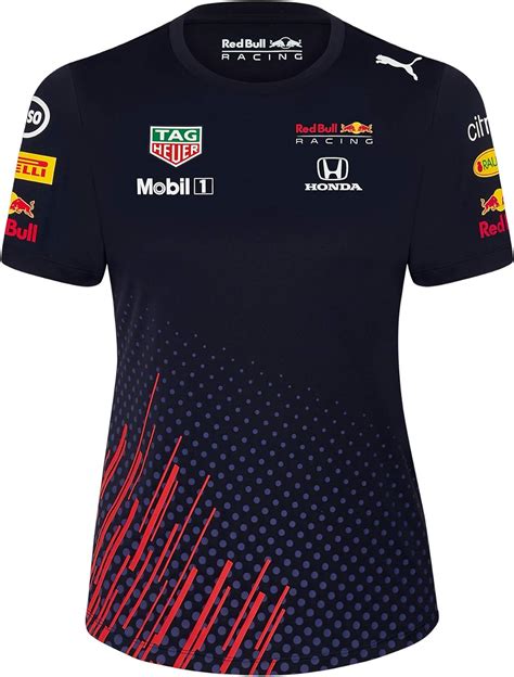 Red Bull Camiseta Racing F Team Para Mujer Azul Patchwork Xs