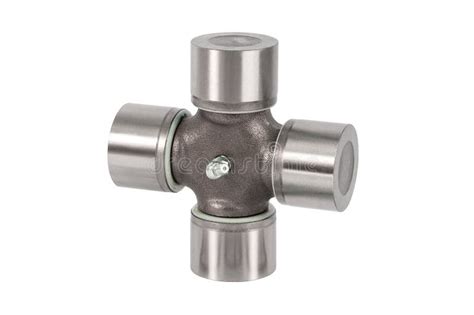 Universal Joint Bearing Isolated On White Background Joint Cross Axel