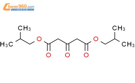 53630 63 0 Pentanedioic acid 3 oxo bis 2 methylpropyl ester化学式结构式