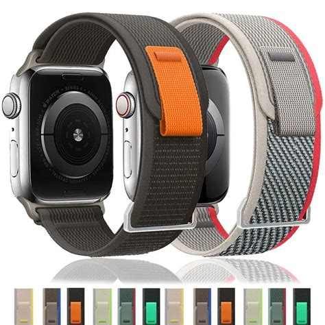 Pulseira Trail Loop Para Smartwatch Rel Gio Apple Watch Ultra Mm Mm