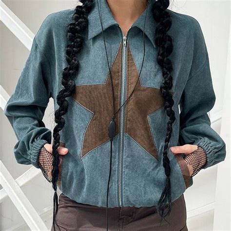 Star Jacket Y2k Etsy