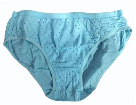 Printed Sky Blue Cotton Bikini Panty At Rs Piece In New Delhi Id