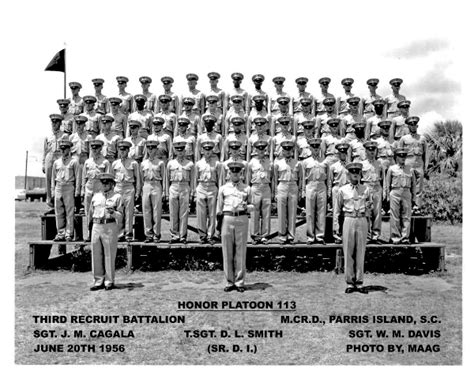 1948 59 Mcrd Parris Island 1956 Mcrd Parris Island Platoon 113 The Military Yearbook Project