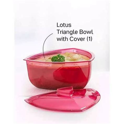 Jual LOTUS TRIANGLE BOWL WADAH SAJI Shopee Indonesia