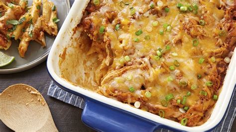 Baked Cheesy Enchilada Chicken Penne Recipe From Old El Paso Old El Paso