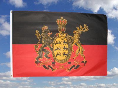 Königreich Württemberg Fahne Flagge 90x150cm Motiv 3 Fahnen und