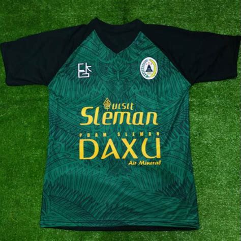 Jual Jersey PSS Sleman BCS Home Liga 2019 Motif Elang Jawa Hijau