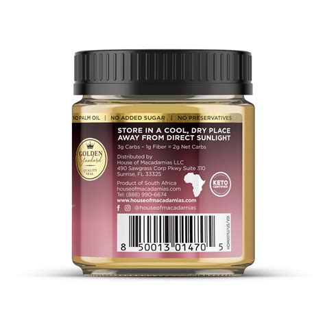 Macadamia Nut Butter Sea Salt Flavor House Of Macadamias