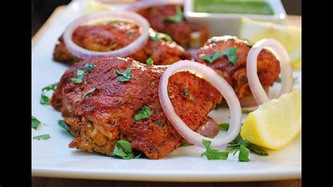 Spicy Chicken Tandoori Recipe Oven Roasted Youtube