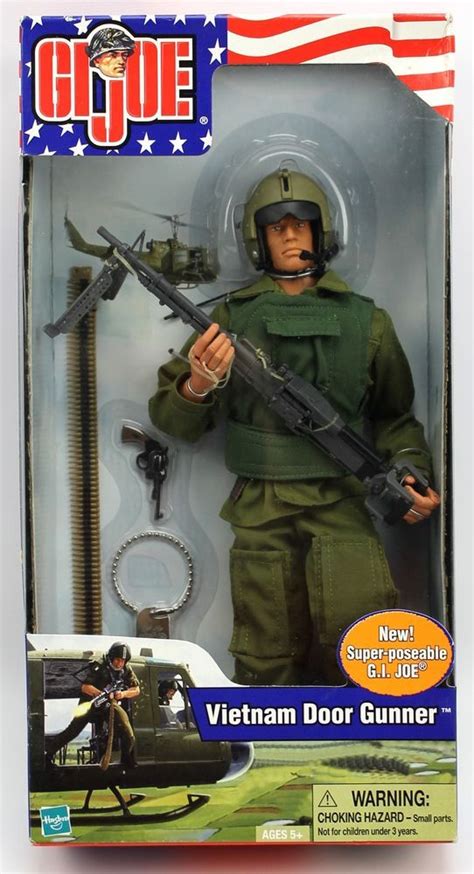 Gi Joe Vietnam Door Gunner 12 Action Figure Hasbro 2001 Hasbro