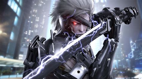 Metal Gear Rising Revengeance Fighting Cyborg Robot Warrior Sci