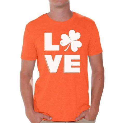 Awkward Styles Love Shamrock Shirt St Patricks Day T Shirt For Men