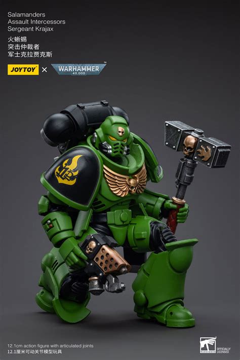 Joytoy Wh K Salamanders Assault Intercessors Sergeant Krajax Joytoy