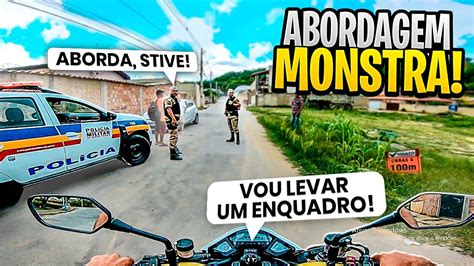 TOMEI UM ENQUADRO DA POLICIA DE CB1000 YouTube