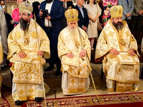 Patriarch Of Serbia And Archbishop Of Ohrid Celebrated Divine Liturgy