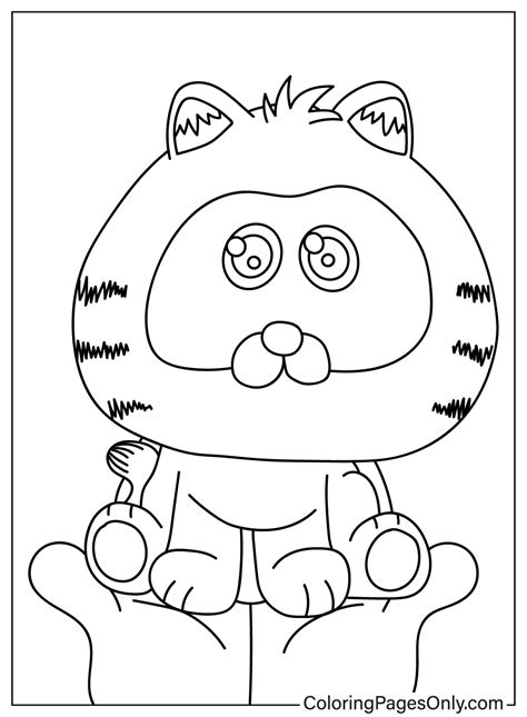 Free Garfield Coloring Page To Print Free Printable Coloring Pages