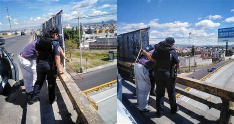 Polic As Evitan Que Hombre De A Os Se Arroje De Un Puente En