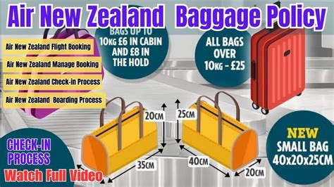 Air New Zealand Baggage Policy Baggage Allowance Everything You