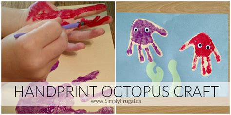 Handprint Octopus Craft