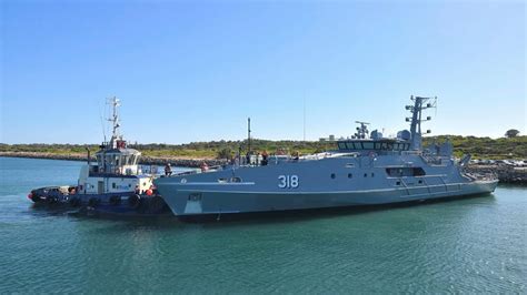 Austal Launches Royal Australian Navys Fifth Cape Class Patrol Boat