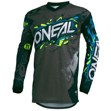 O Neal Element Villain Motocross Kinder Jersey MTB Mountain Bike Trikot