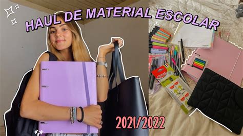 Haul De Material Escolar Algumas Comprinhas Essenciais