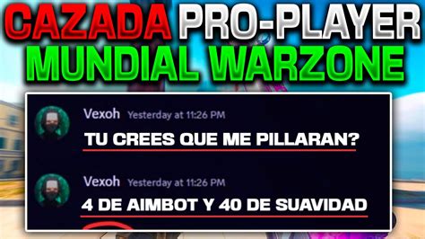 Cazado Pro En Mundial De Warzone Me Activo El Aimbot Y Wallhack