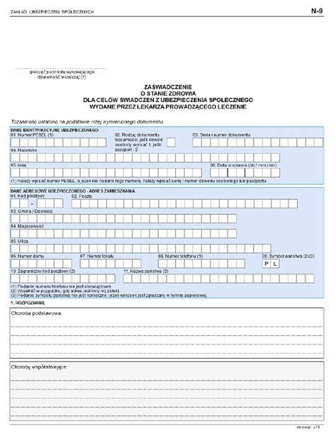 Pdf Zus N Za Wiadczenie O Stanie Zdrowia Dokumen Tips