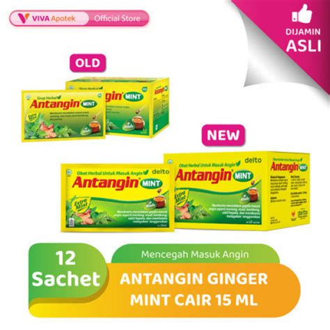 antangin ginger mint sachet  ml box