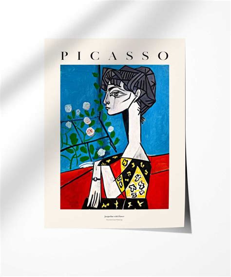 Pablo Picasso Jacqueline I Ekli Poster Duwart Kanvas Tablo