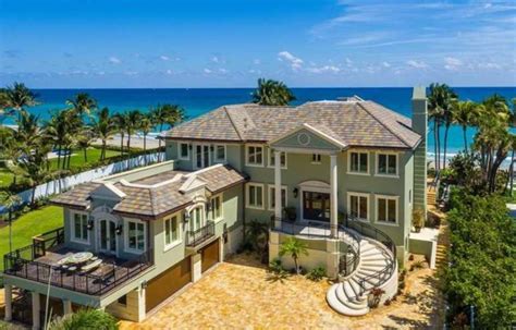 185 Million Oceanfront Mansion In Hillsboro Beach Fl Homes Of The Rich