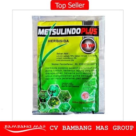 Jual Obat Herbisida Metsulindo Plus Wp Gram Di Lapak Cv Bambang