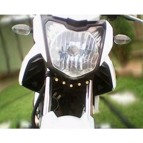 Farol Auxiliar Led W Drl Moto Yamaha Fazer Ys Unid No Shoptime