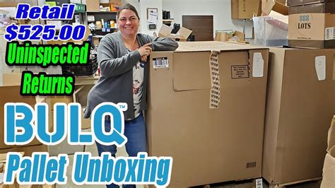 Unboxing A Bulq Pallet Paid 525 00 For Uninspected Returns Check Out