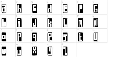 Box Font Font | UrbanFonts.com