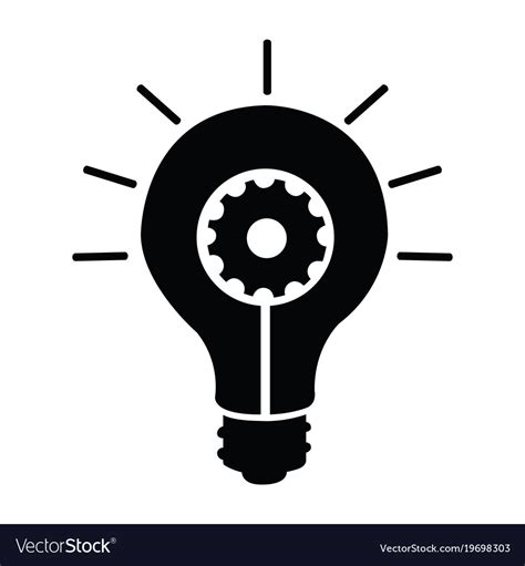 Light Bulb Idea Silhouette