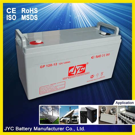 Maintenance Free Sealed Agm Battery 12v 120ah Lead Acid Battery Meritsun