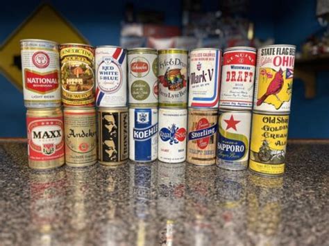 Vintage Beer Can Collection 16 Rare Cans EBay