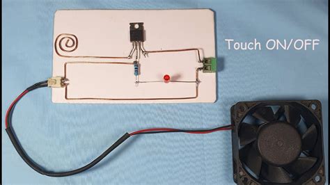 Simple Touch On Off Switch Circuit With Single Mofet Irfz N Irz N