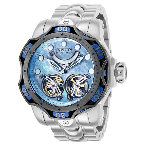 Invicta Reserve Venom Automatic Light Blue Dial Men S Watch