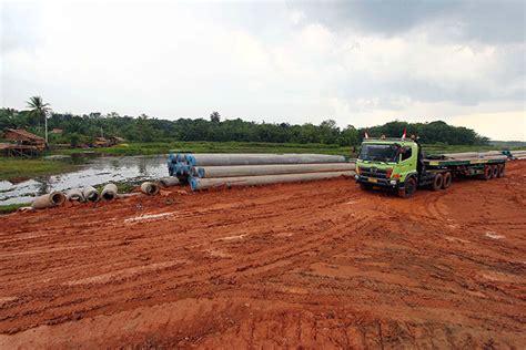 Progres Pembangunan Tol Trans Sumatera Ruas Kayu Agung Palembang Betung