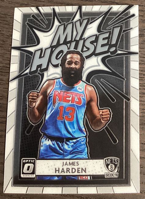 Donruss Optic James Harden My House Insert Brooklyn Nets