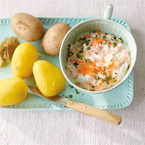 Pellkartoffeln mit Möhren Apfel Quark Rezept ESSEN UND TRINKEN